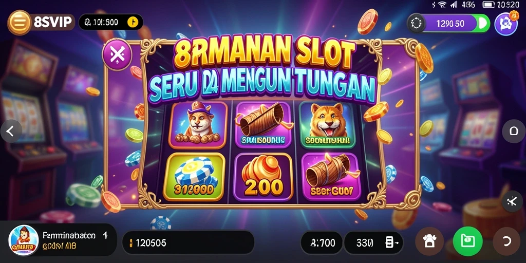 Screenshot utama 8SVIP menampilkan gameplay Slot yang menarik.