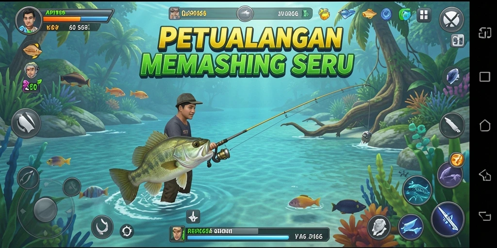 Tangkapan ikan yang menakjubkan dalam gameplay API66.