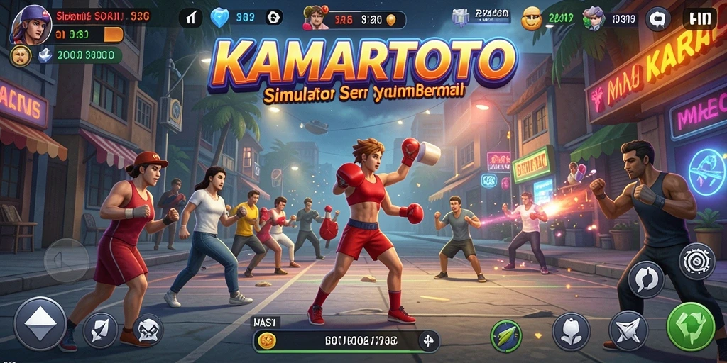 Tangkapan layar gameplay KAMARTOTO yang menampilkan momen seru dan interaktif.