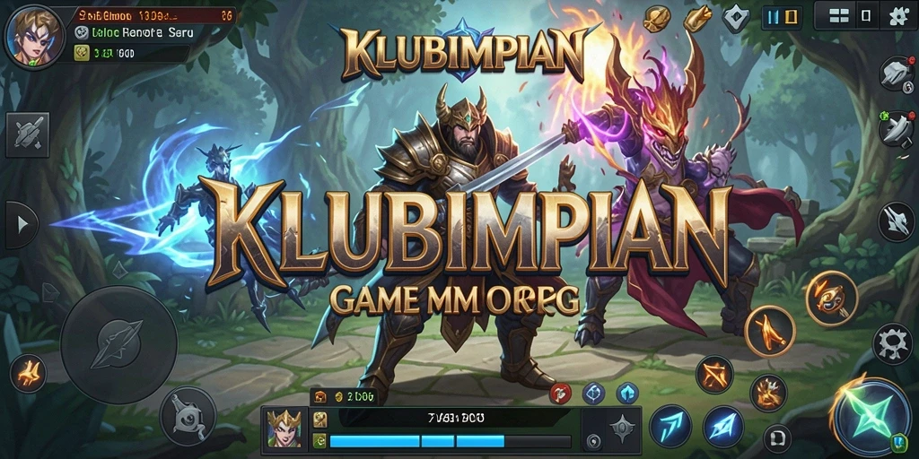 Tampilan gameplay KLUBIMPIAN dengan aksi petualangan yang seru.