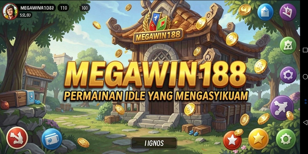 Tampilan gameplay MEGAWIN188 yang menarik dan penuh warna.