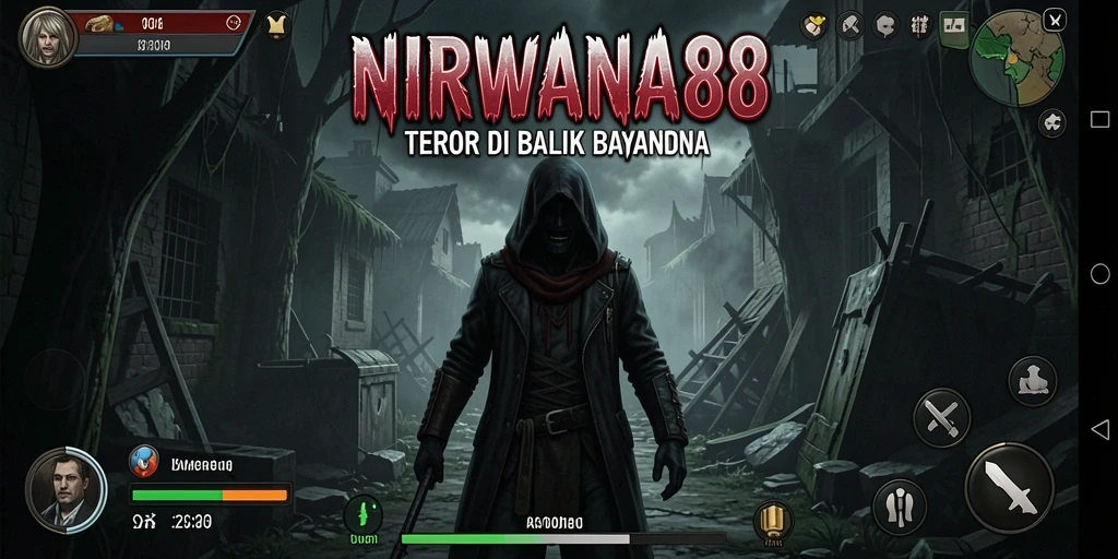 Screenshot menampilkan gameplay NIRWANA88 dengan elemen Horror yang mendalam.