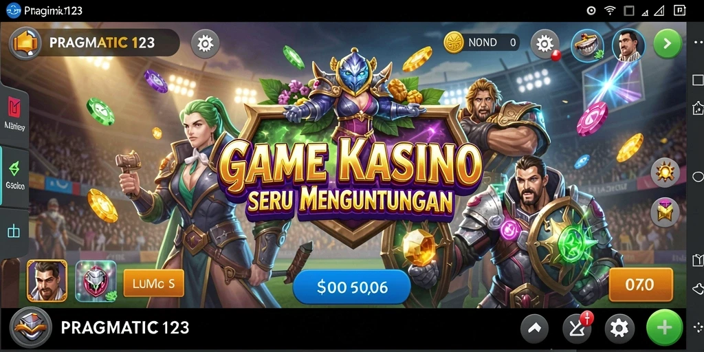 Screenshot gameplay Kasino PRAGMATIC123 yang menakjubkan dan menarik.