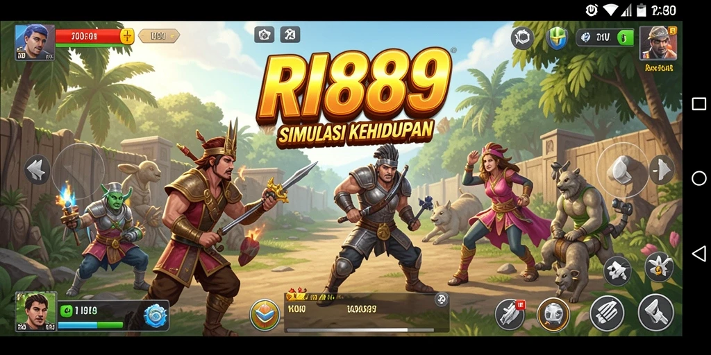 Tampilan gameplay <strong>RI889</strong> yang menarik dan realistis dalam simulasi kehidupan.