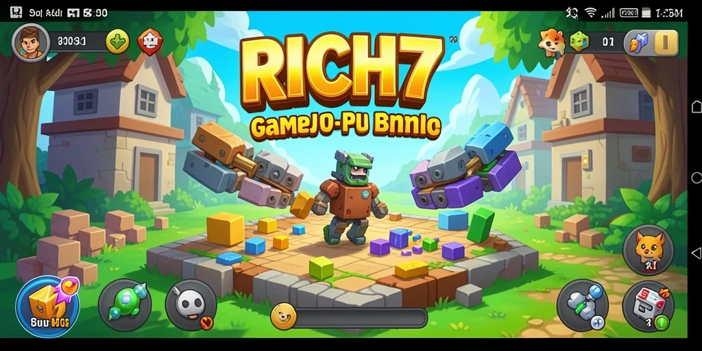 Screenshot gameplay RICH7 yang menarik dengan tantangan puzzle.