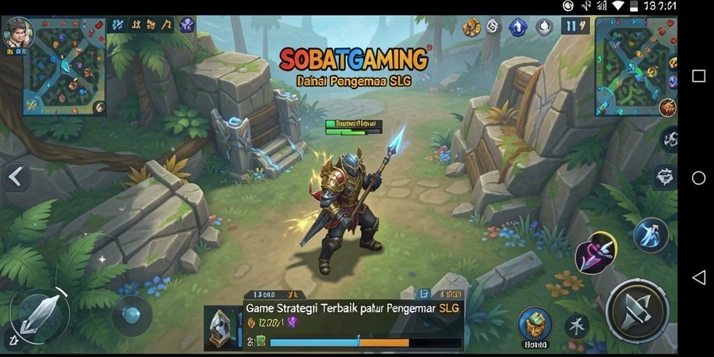 Tangkapan layar gameplay SOBATGAMING menampilkan pertempuran seru dan strategi.