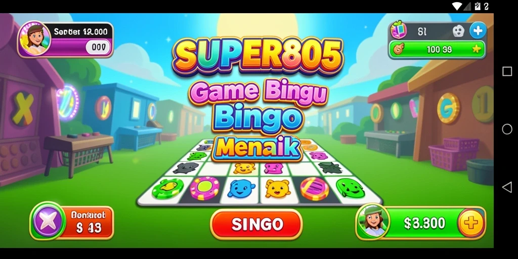 Tampilan gameplay menarik dari SUPER805 yang memukau.