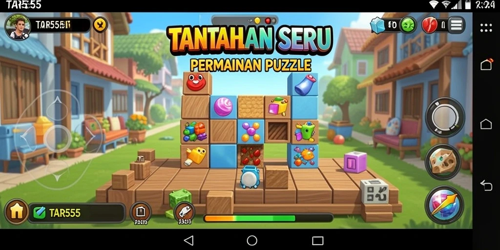 TAR555 menampilkan gameplay Puzzle yang seru dan menantang.